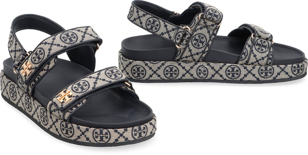 Kira fabric platform sandals-2